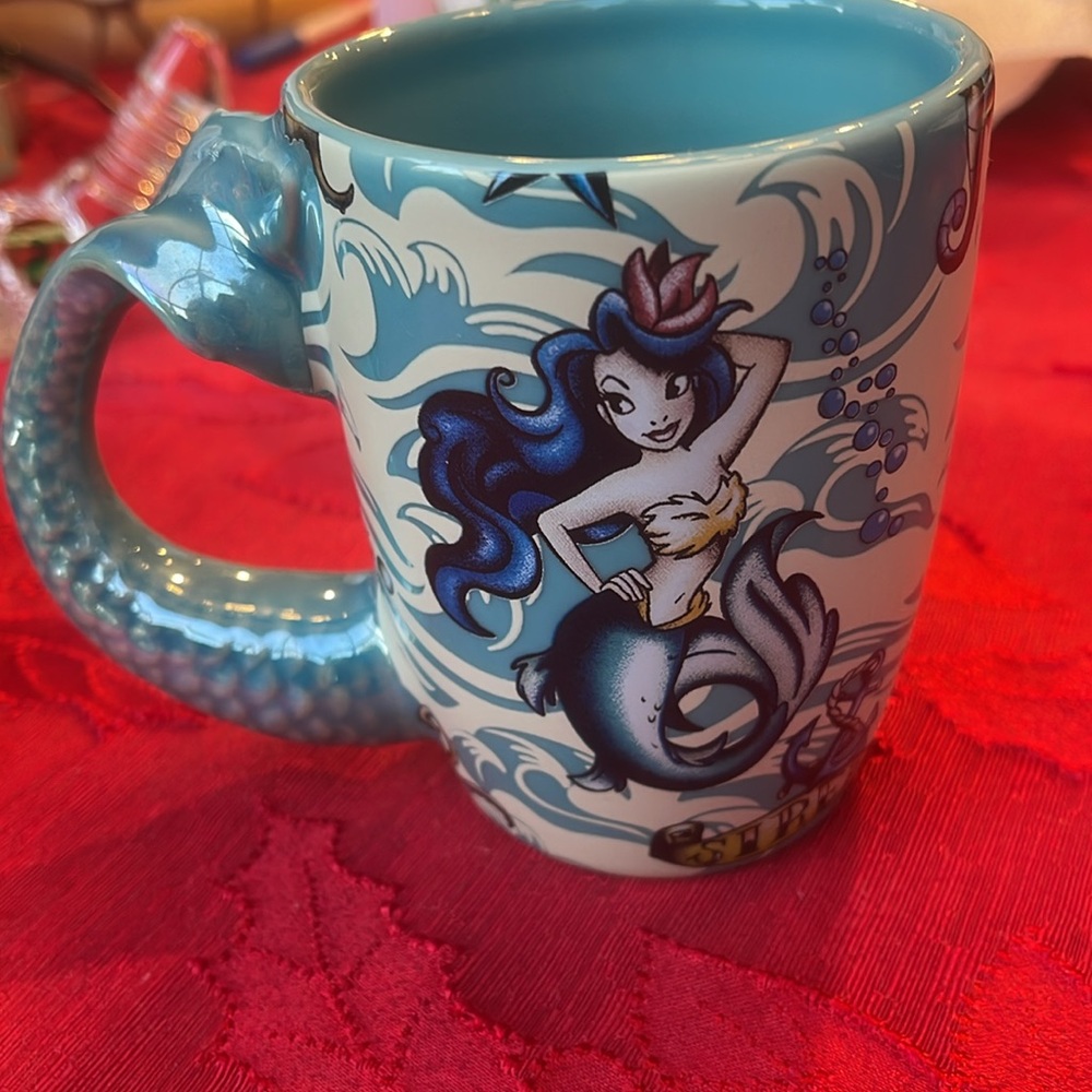 Mermaid Themed Ceramic Mug— Disney Pirates of the Caribbean